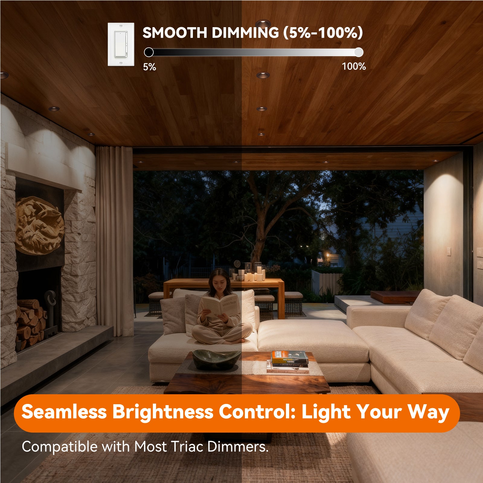 ComiLED 6/12pack Bronze 4 Inch Recessed Lights, Anti-Glare COB Canless Ceiling Spotlight, 5CCT Selectable 2700K-6000K, 130lm/W, RA95 Small Exterior Soffit Lights, 16W, Dimmable, ETL, IP44 Damp Rated