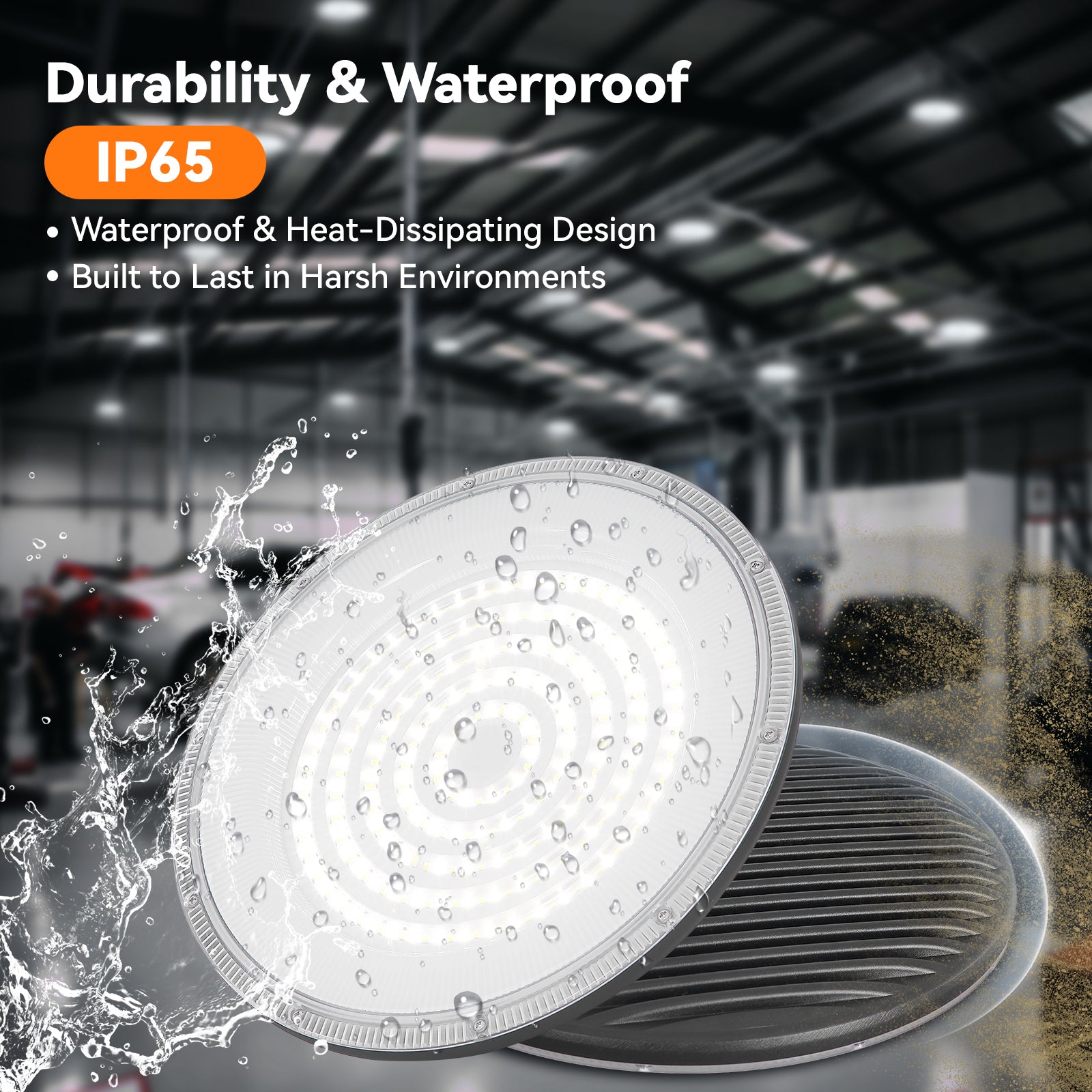 ComiLED 3CCT UFO High Bay 150W/120W/80W 2-Pack