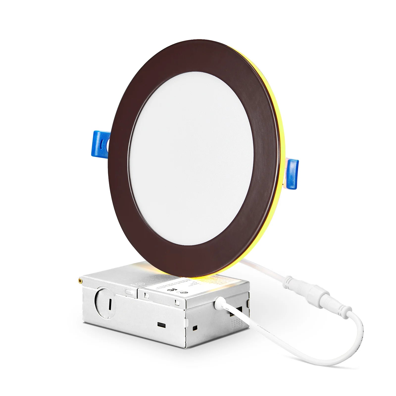 ComiLED x CycevSun 6 Inch Bronze Recessed Light with Night Light 12-Pack