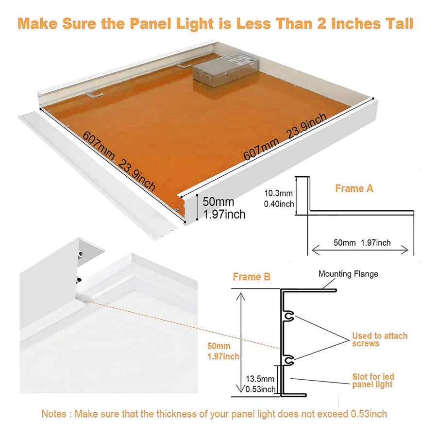 ComiLED 2x2 Surface Mount Kit (6-pack)