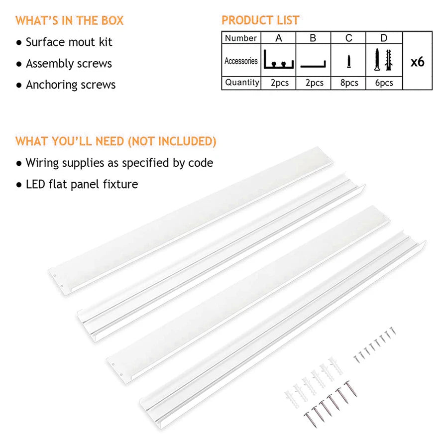 ComiLED 2x2 Surface Mount Kit (6-pack)
