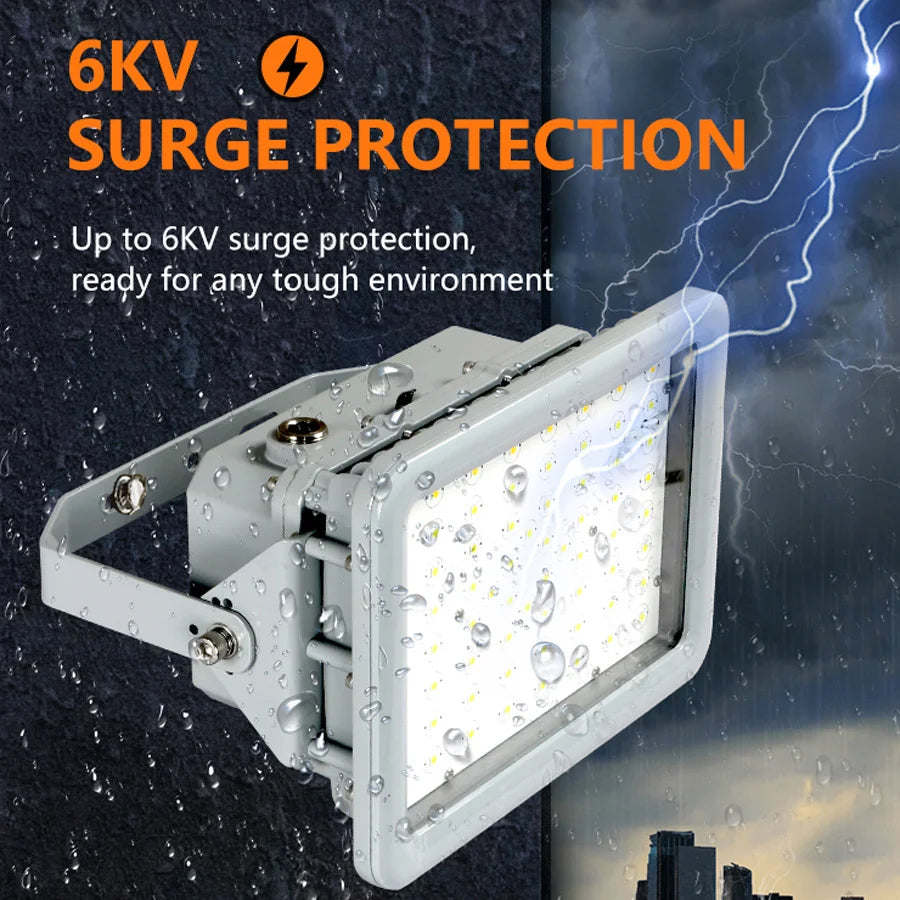ComiLED 100W Square LED Explosion Proof Light, Class I Division 2, 14000LM