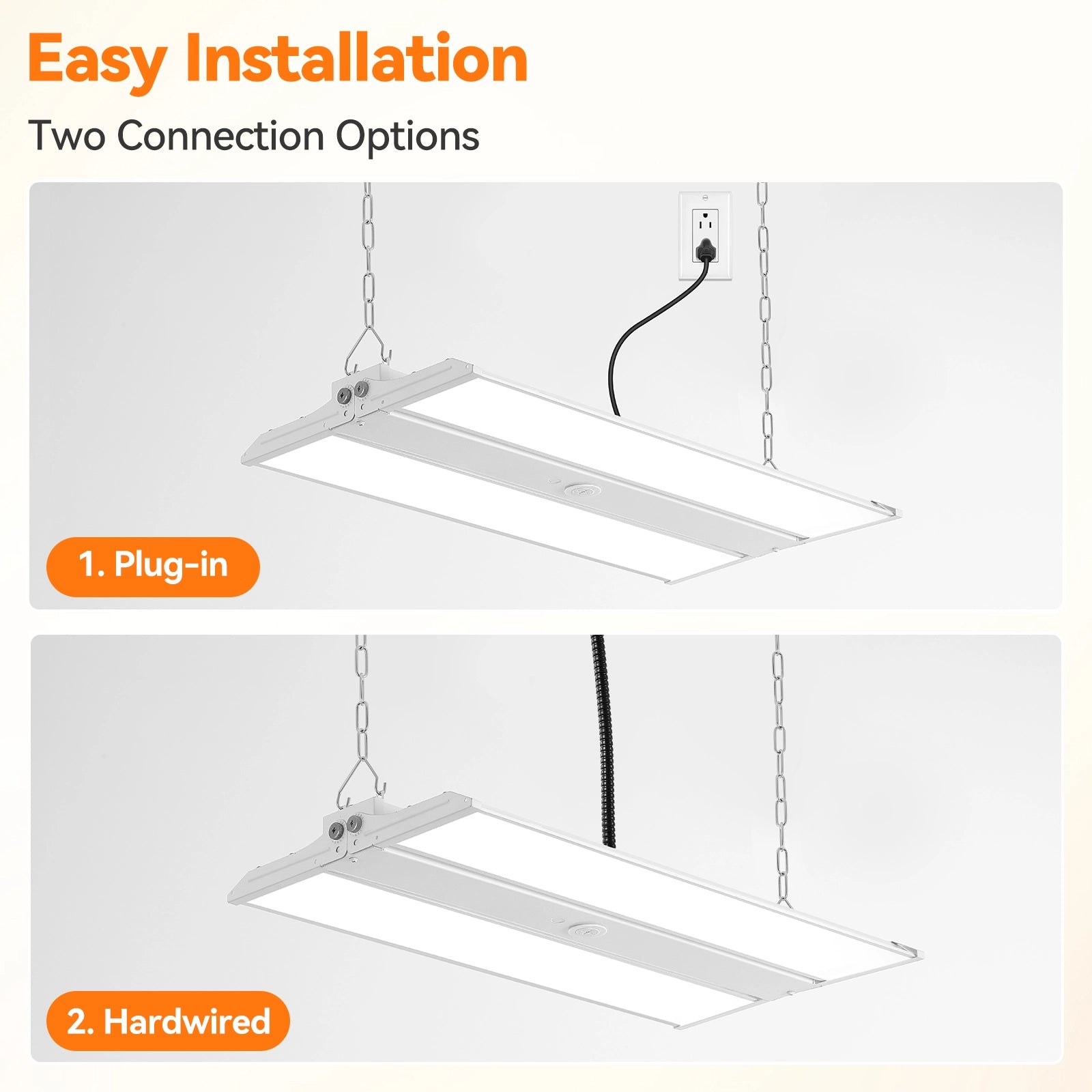 ComiLED 3CCT Linear High Bay 300W/250W/200W 2-Pack