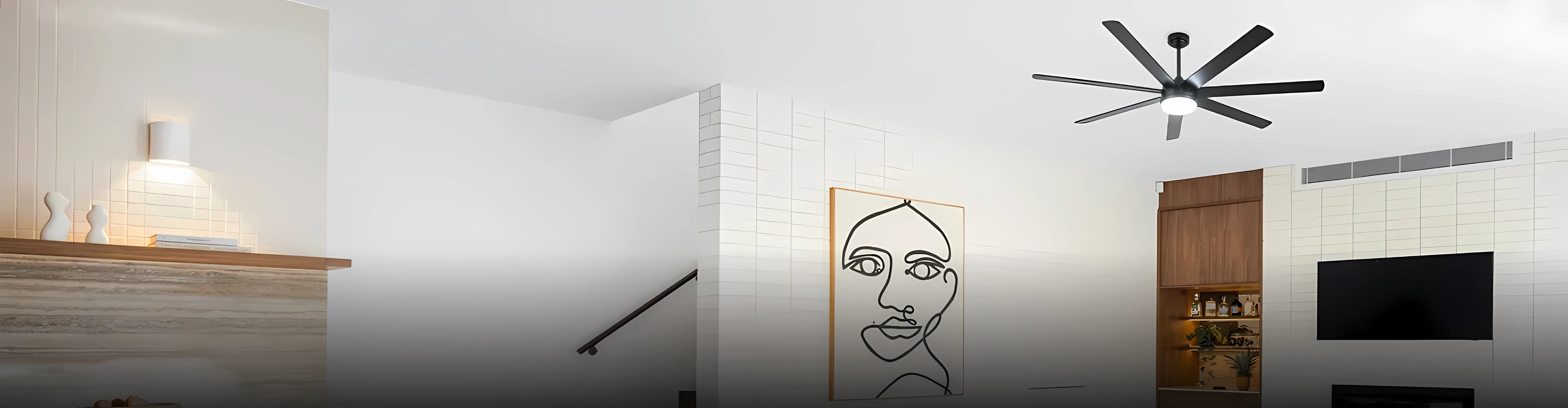 Ceiling Fan with Light