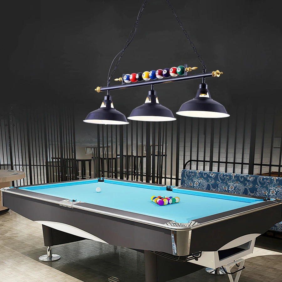 Luminaire de table de billard ComiLED, 3 lumières, 38 pouces (ampoule non incluse)