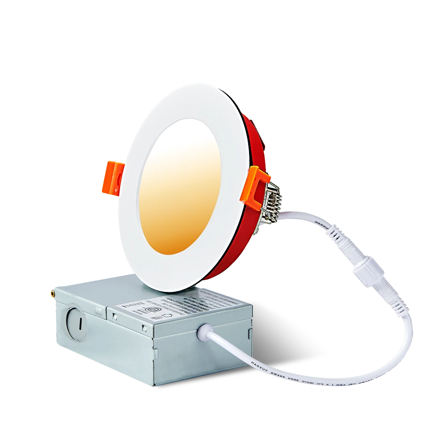 ComiLED Fire Rated Recessed Light 4 Inch, 6-Pack
