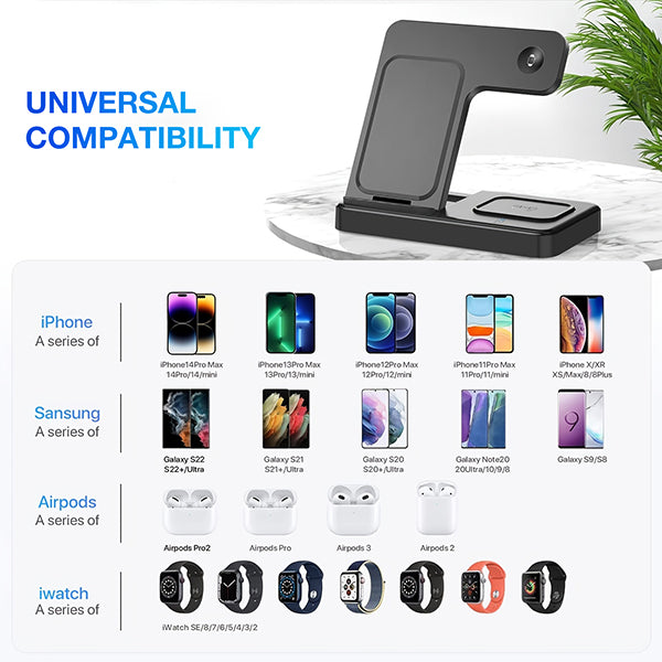 ComiLED 3-in-1 Wireless Charger