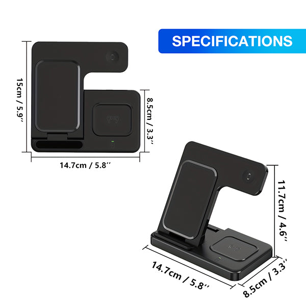 ComiLED 3-in-1 Wireless Charger