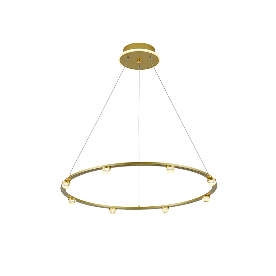 ComiLED Gold Modern Chandelier