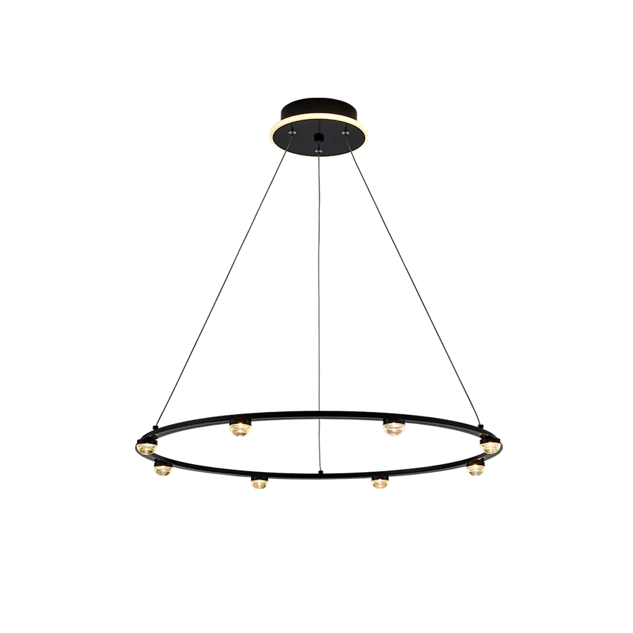 ComiLED Black Modern Chandelier