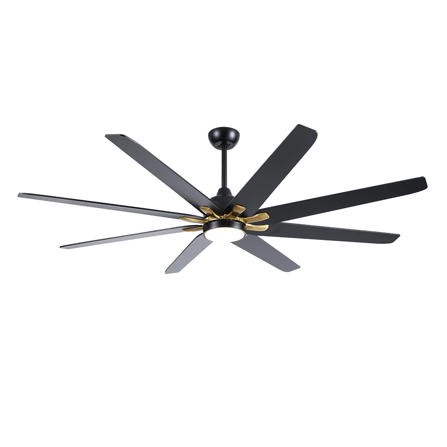 ComiLED 72 Inch Ceiling Fan with Light and Remote