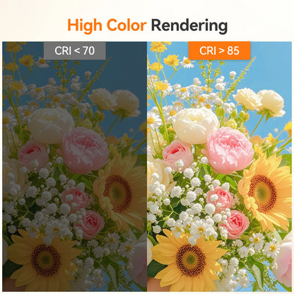 ComiLED 3 Inch White Anti-Glare Recessed LED Downlight with Night Light-2 Pack