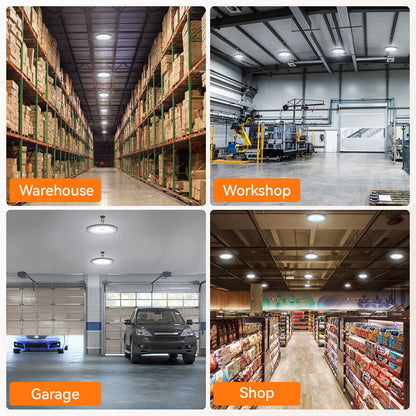 ComiLED 3CCT UFO High Bay 240W/200W/160W 2-Pack