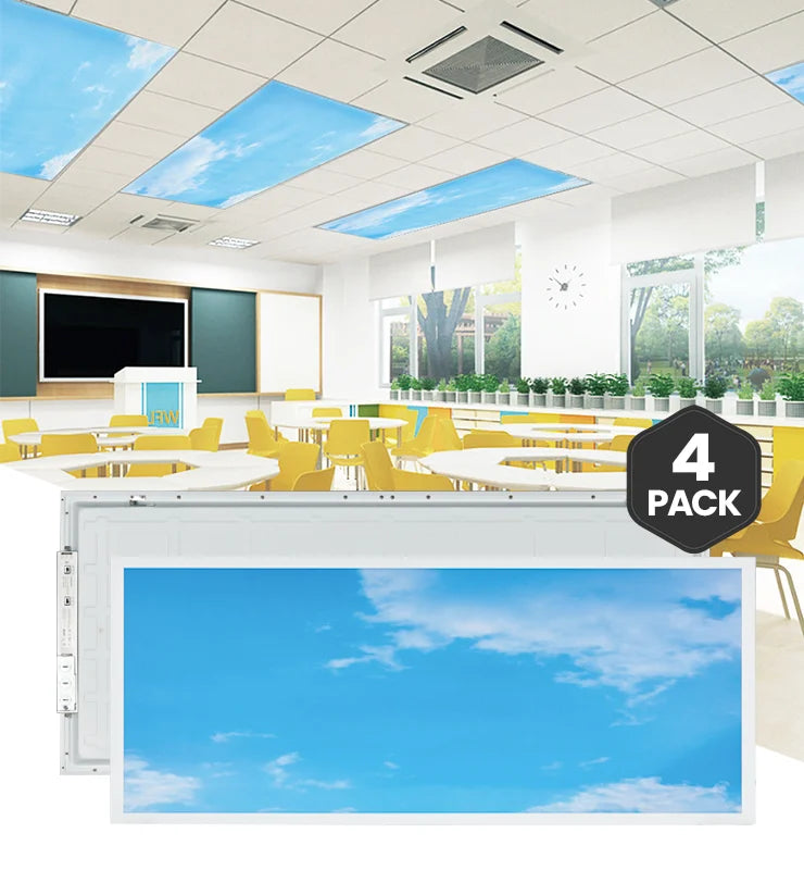 Wholesale 2x4 LED Flat Panel Light with Blue Sky