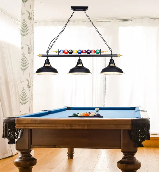 Wholesale Pool Table Light Fixture, 3-Light, 38 Inch (Bulb Not Included) 740