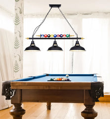 Wholesale Pool Table Light Fixture, 3-Light, 38 Inch (Bulb Not Included)