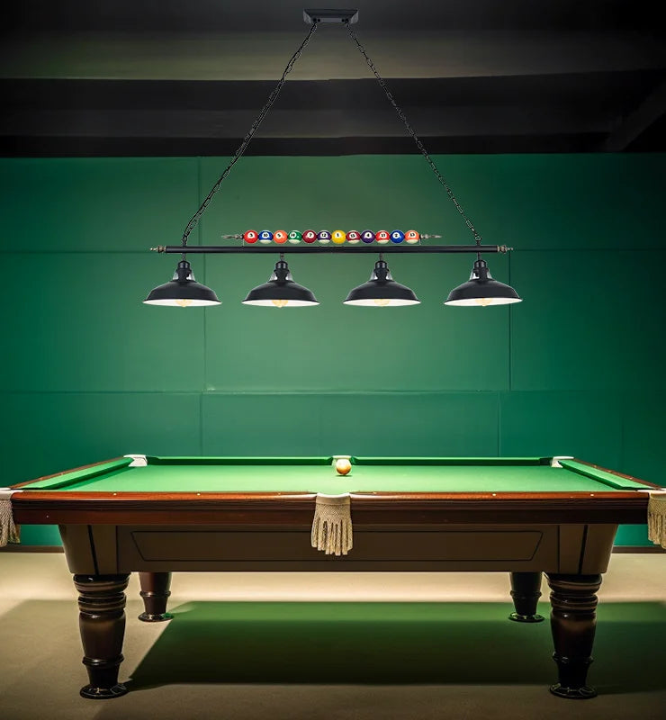 Wholesale Pool Table Light Fixture, 4-Light, 50 Inch (Bulb Not Included)