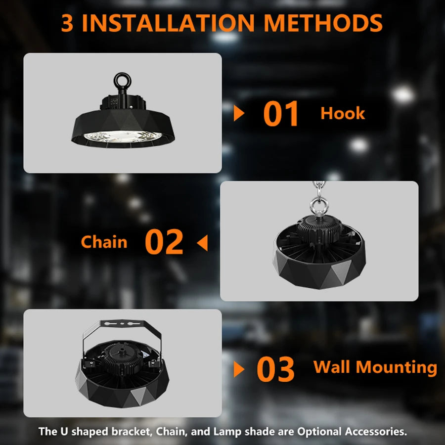 ComiLED Adjustable UFO LED High Bay Light 240W