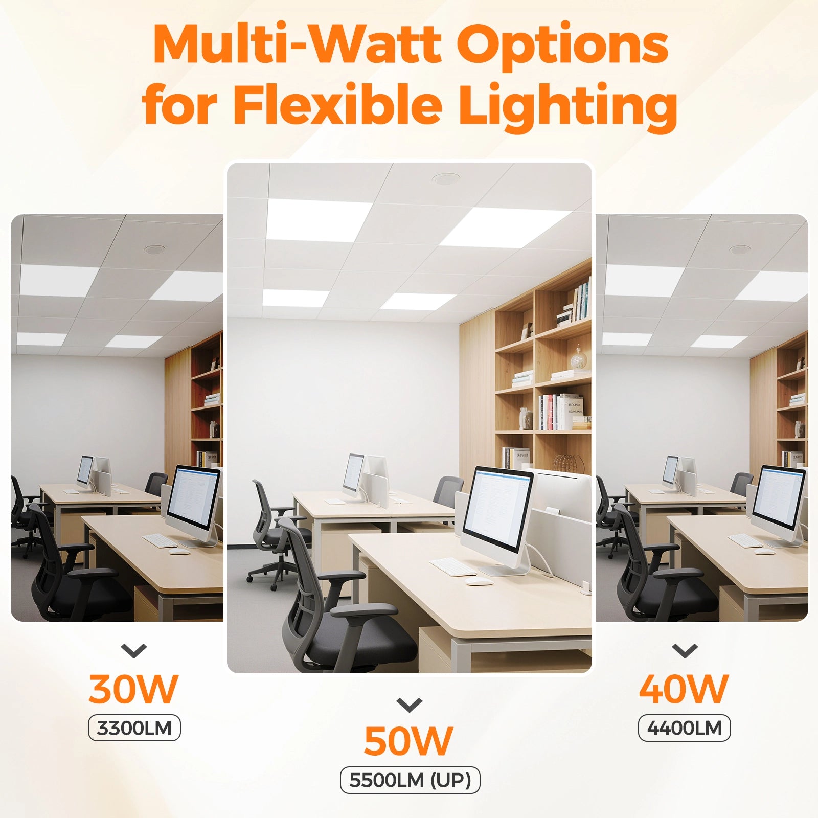 ComiLED 2x2 4CCT LED Panel Light 8-Pack