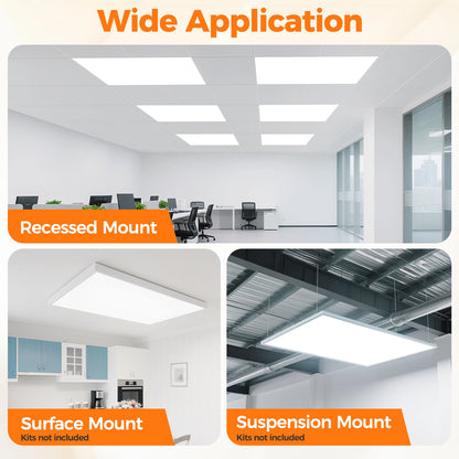 Lot de 6 panneaux lumineux plats à LED ComiLED 2x4