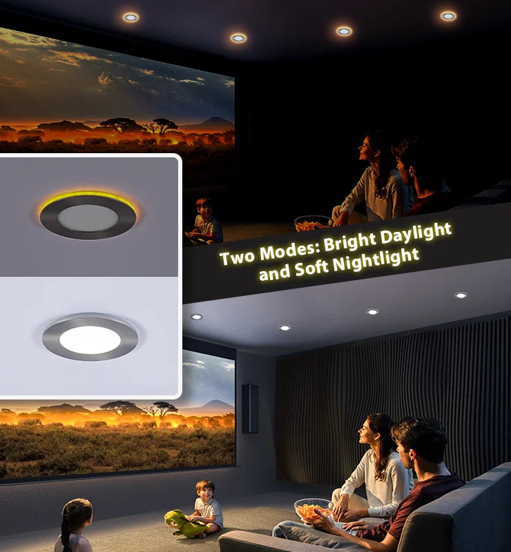 Wholesale 4 Inch Brushed Nickel Recessed Lighting with Night Light