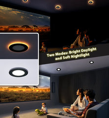 Wholesale 6 Inch Black Recessed Lighting with Night Light