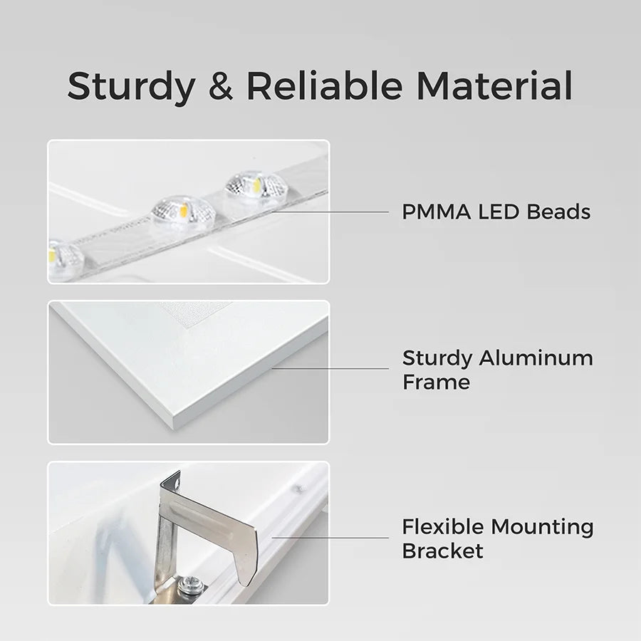 ComiLED 2x4 LED Flat Panel Light 6-Pack