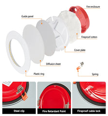 Wholesale Fire Rated Recessed Light 6 Inch