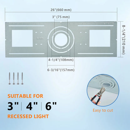 ComiLED Wafer Light Rough in Plate