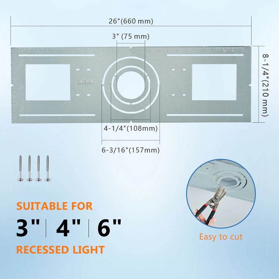 ComiLED Wafer Light Rough in Plate