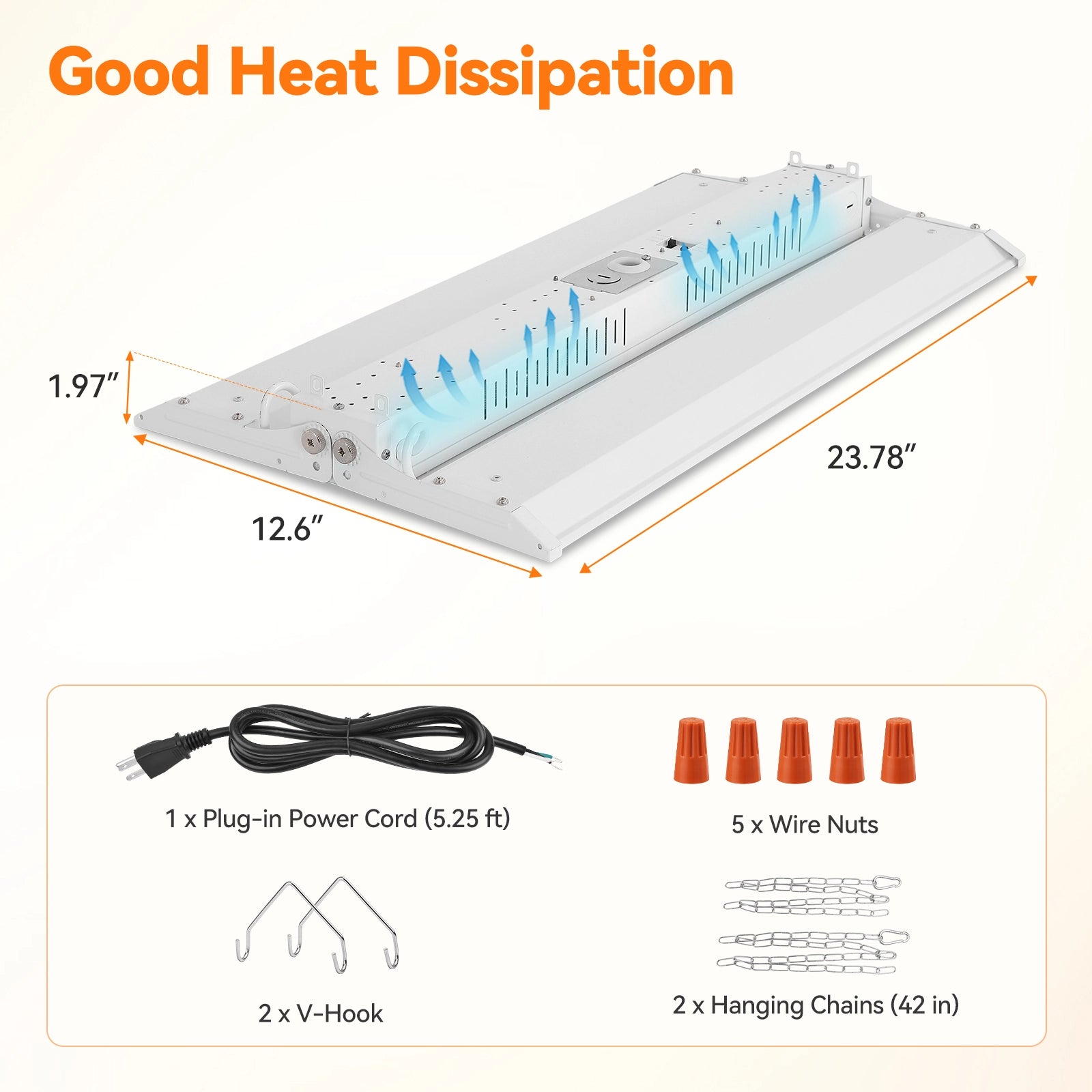 ComiLED 3CCT Linear High Bay 200W/150W/100W 2-Pack