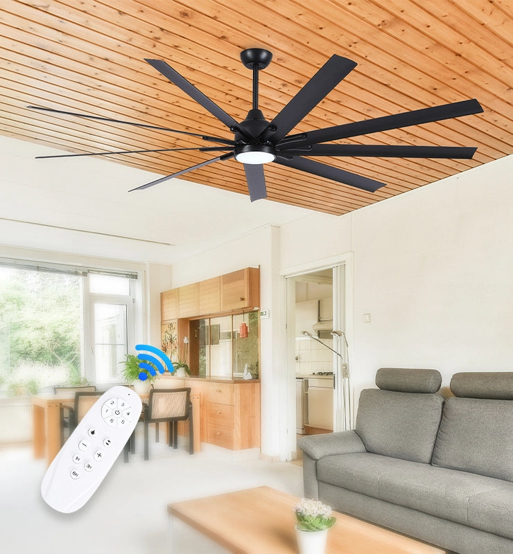 Wholesale Large 84 Inch Ceiling fan with Light & Remote