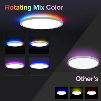 ComiLED 12 Inch Smart Ceiling Light with Remote 2-Pack