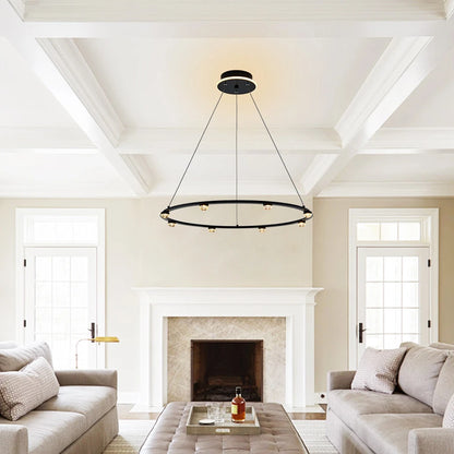 ComiLED Black Modern Chandelier