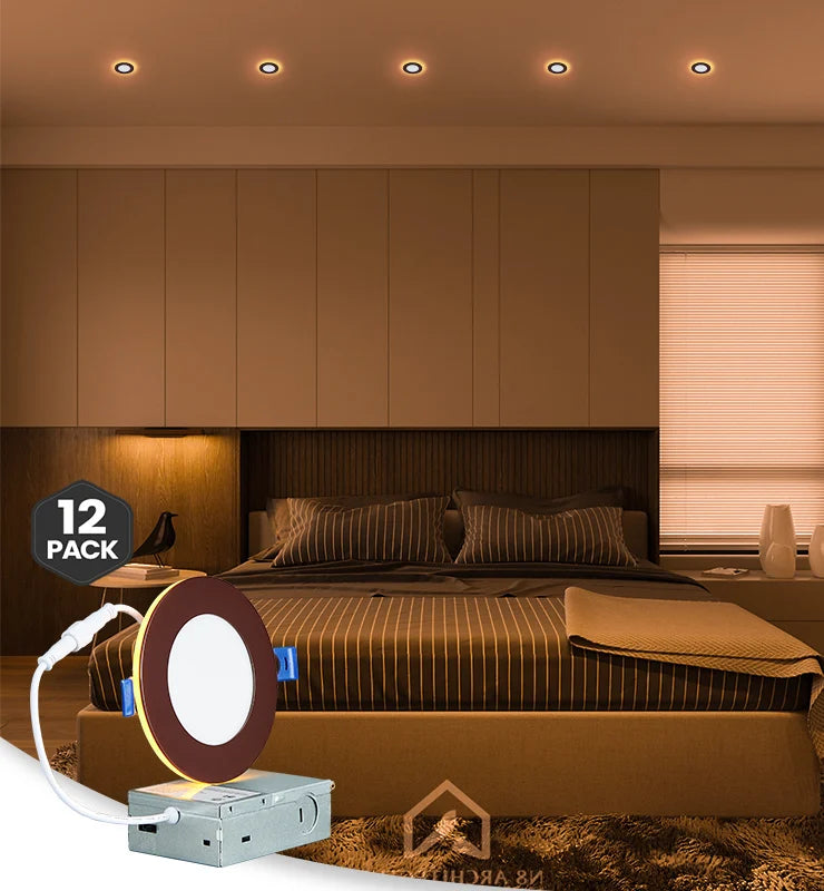 Wholesale 4 Inch Bronze Recessed Lighting with Night Light