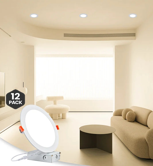 Wholesale 8 Inch White Canless Recessed Lighting 740