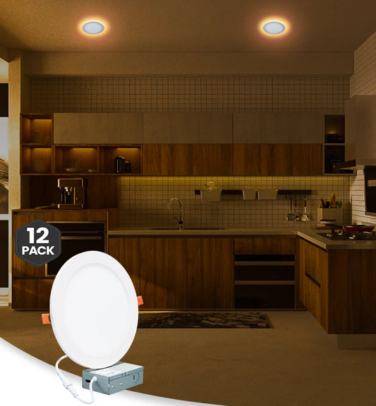 Wholesale 8 Inch White Recessed Lighting with Night Light 740