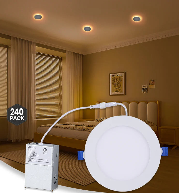 Wholesale 6 Inch White Recessed Light with Night Light