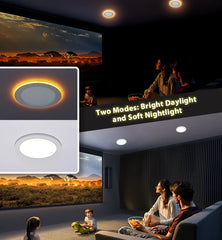 Wholesale 8 Inch White Recessed Lighting with Night Light