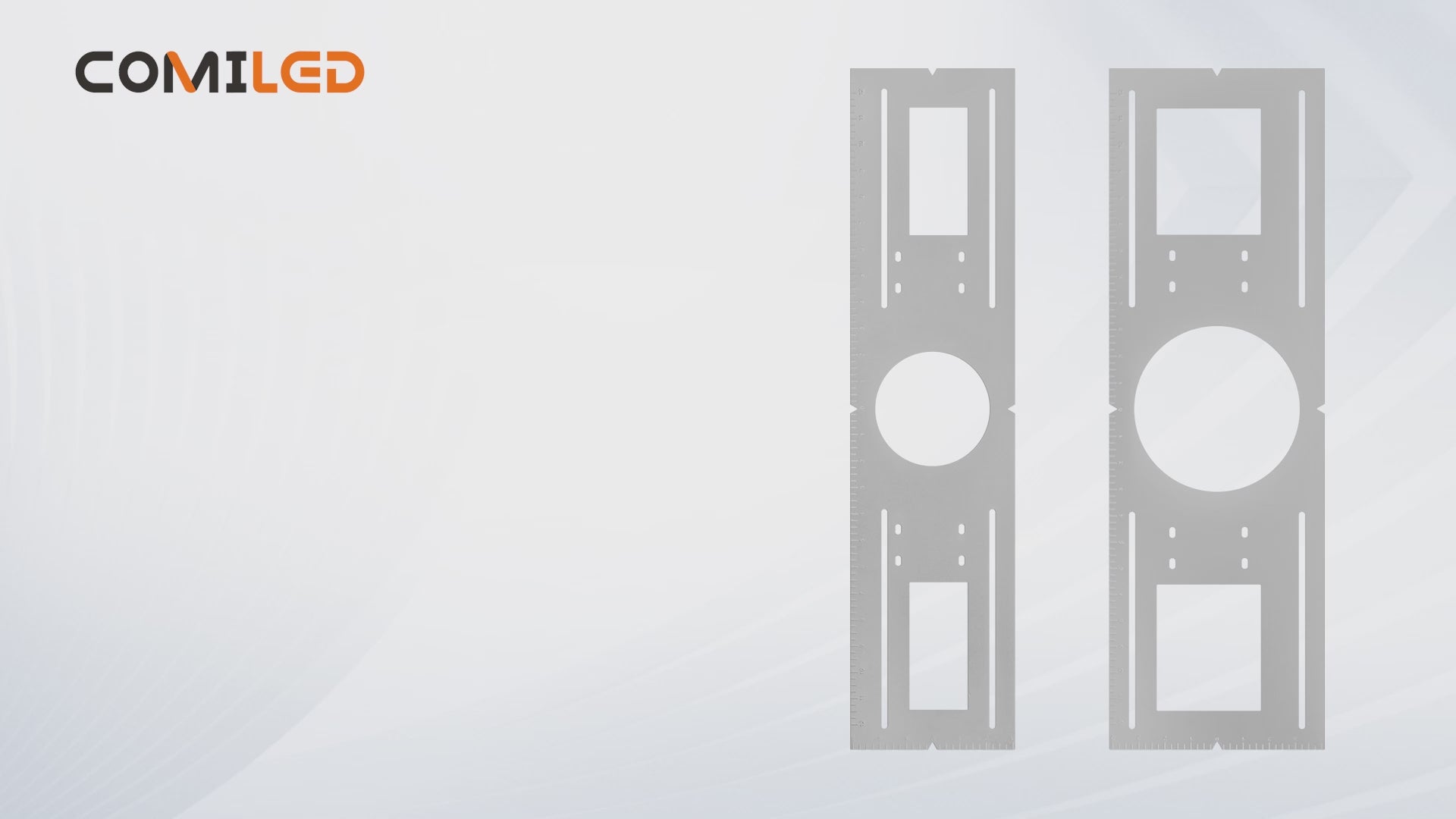 ComiLED New Construction Mounting Plate for 6 Inch LED Wafer Recessed Lights-12 Pack