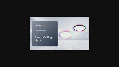 ComiLED 15.8 Inch Smart Ceiling Light with Remote 2-Pack